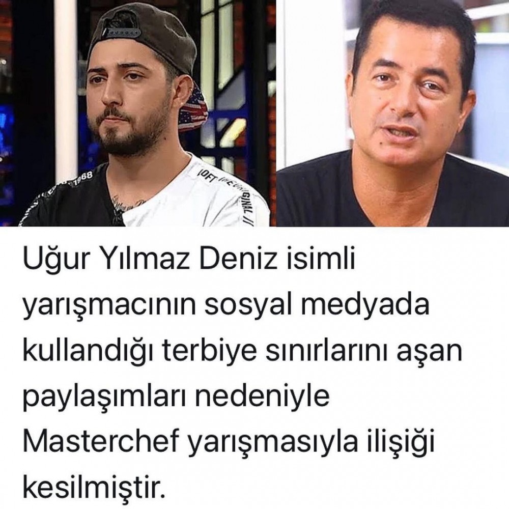 Acun Ilicali Ugur Yilmaz Deniz diskalifiye